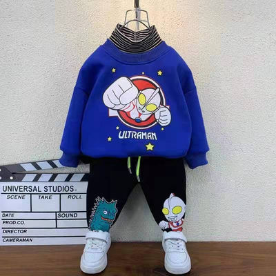 Fall Appropriate Fabrics Superhero Style Primary Children'S Clothing Ultraman Boys Clothing