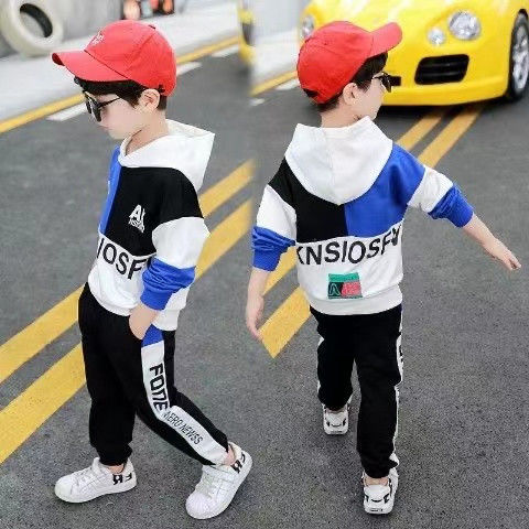 Regular Slim Primary Children'S Clothing Boys' Color Blocking Suits